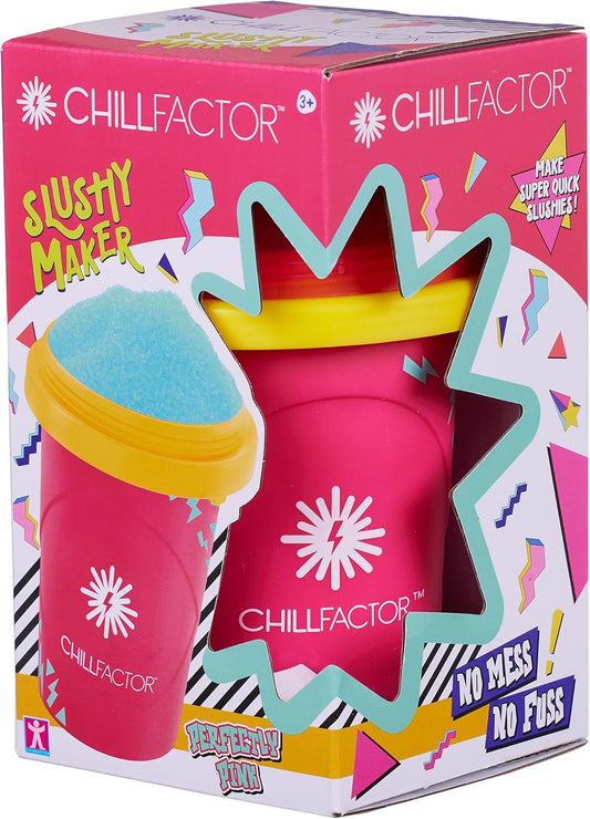 Color Shock Slushy Maker Perfectly Pink - Reusable Slushy Maker Cup, Homemade Slushies, Squeeze Cup Slushy Maker Kitchen Toy