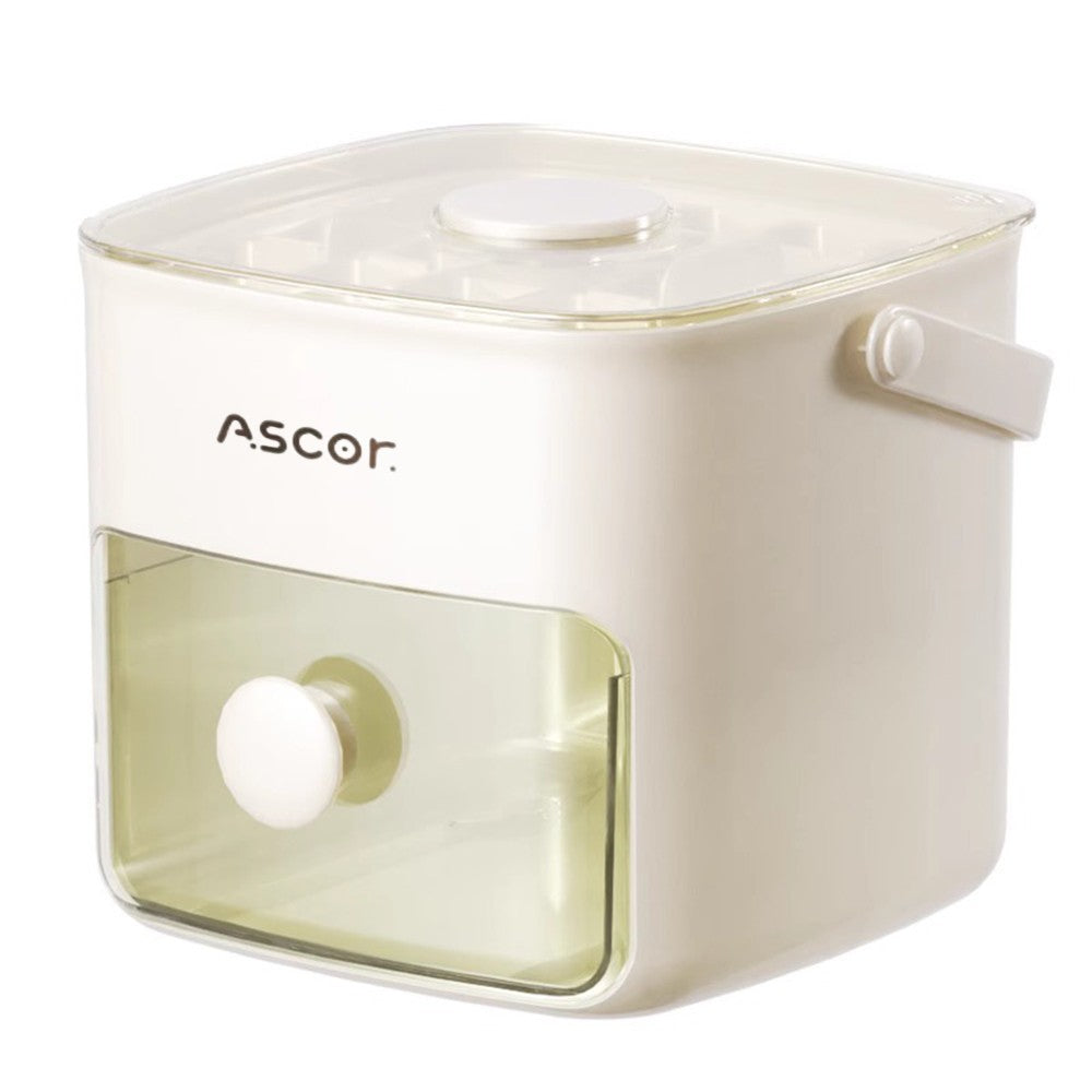 Portable Ice Maker Machine with One-Touch Press Double Layer 48 Ice Cube Maker