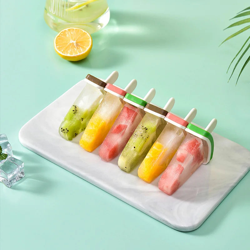 Ice Cream Mold with Cover Watermelon Shape Mold DIY Homemade Ice Popsicle Mould Frozen Juice Milk Kitchen Ice Cream Make Tools