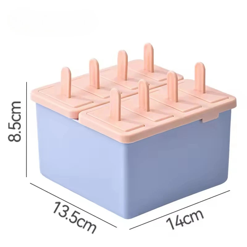 Popsicle/Sorbet Mold Popsicle Making Frozen Ice Box Lid Homemade Ice Cream Artifact Kitchen Things Gadgets Kitchen Items