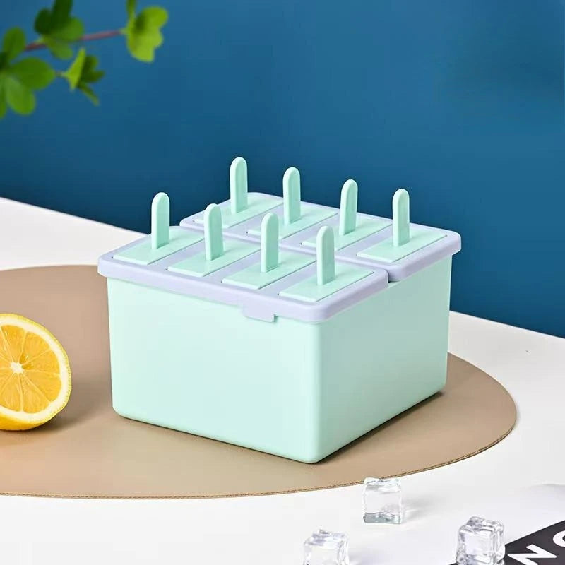 Popsicle/Sorbet Mold Popsicle Making Frozen Ice Box Lid Homemade Ice Cream Artifact Kitchen Things Gadgets Kitchen Items