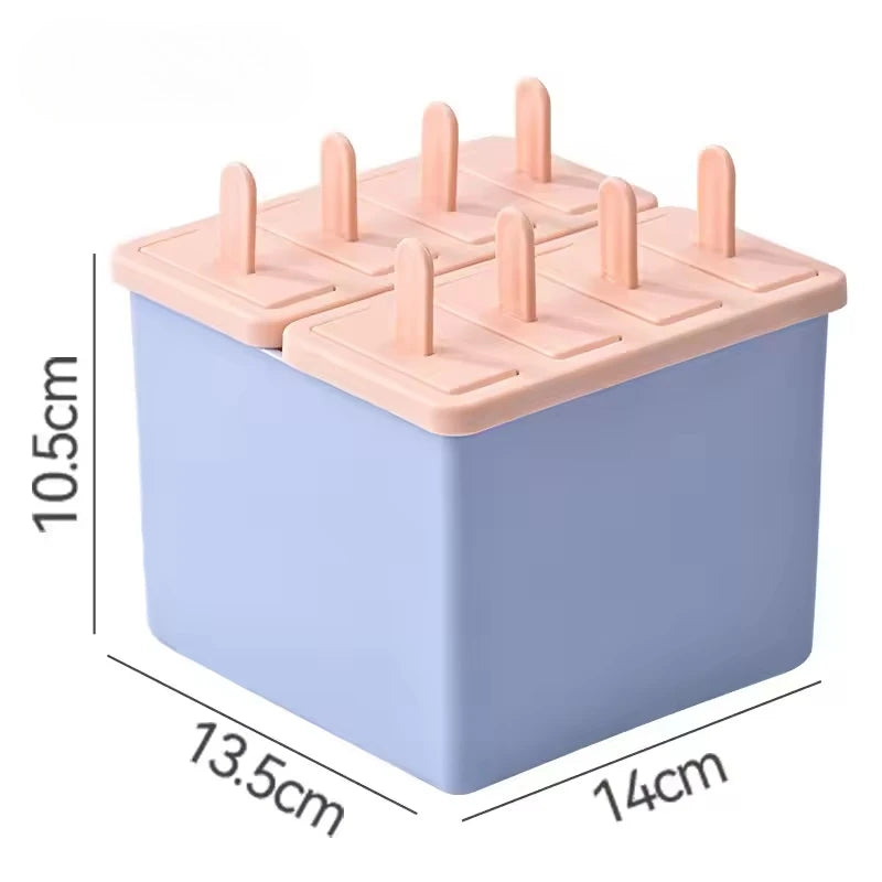 Popsicle/Sorbet Mold Popsicle Making Frozen Ice Box Lid Homemade Ice Cream Artifact Kitchen Things Gadgets Kitchen Items